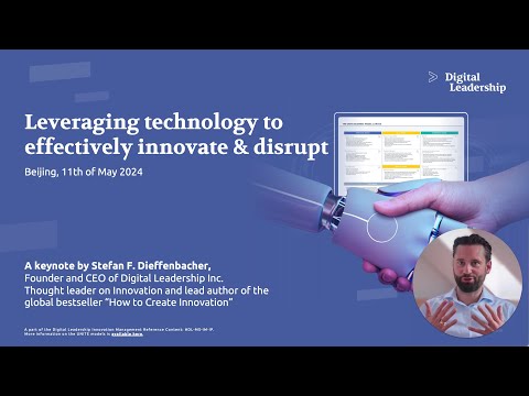 Leveraging Technology to effectively innovate and disrupt