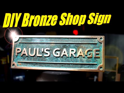 Make Custom Bronze Signs from 3D Printed Patterns