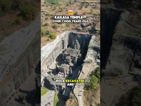 How was Kailasa Temple built?!? Check out my full video 🇮🇳🤯 #elloracave #india #indiahistory