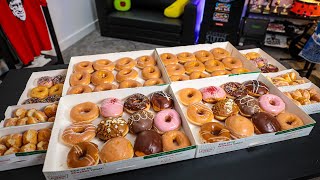 THE KRISPY KREME HERO BUNDLE CHALLENGE | BeardMeatsFood