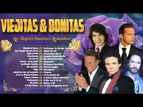 50 CANCIONES ROMANTICAS VIEJITAS PERO BONITAS EN ESPAÑOL💖💖 JOSÉ JOSÉ, CAMILO SESTO, LUIS MIGUEL...