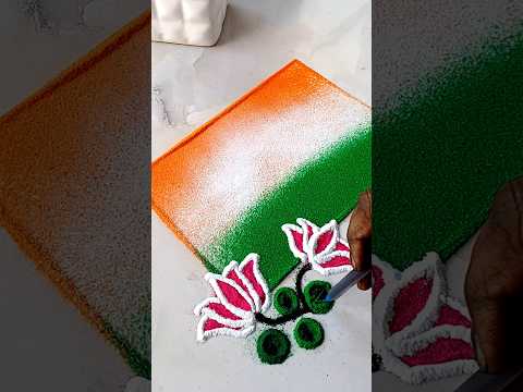 Republic day #republicday #rangoli #shorts #bharat #tiranga #india #short #viralvideo #easy #art