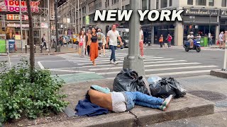 NYC Uncut Raw Footage of 8th Avenue NYC's Roughest Avenue "Strip of Despair" Unfiltered NYC