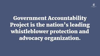 What is Government Accountability Project?