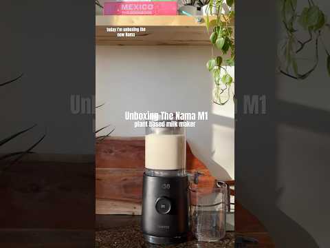 Unboxing the Nama M1! Best plant based milk maker! Details in comments. #plantbasedmilk #namaM1