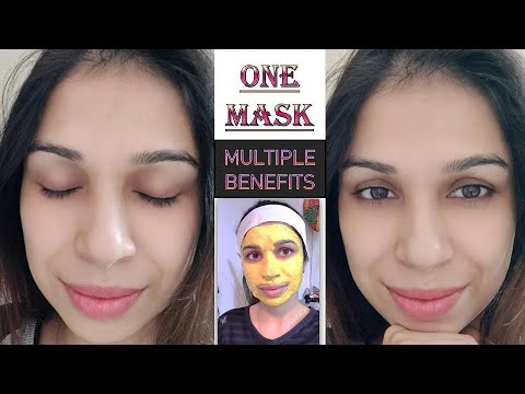 Instant glow Face Mask at home|ग्लोइंग स्किन के लिए घर पर मास्क बनाएं |Fairness & Skin Brightening