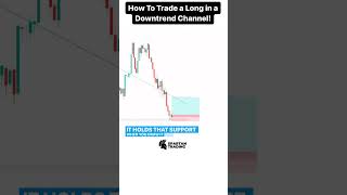 How To Trade a Long in a Downtrend Channel! #stocks