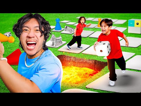 We Competed in a LIFESIZE BoardGame!! **Ft. Nex Playground**