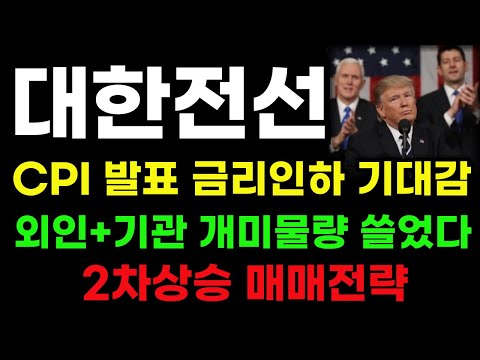 [대한전선 분석] 트럼프 에너지 정책 황제주! 연기금 930만주 쓸어담는 이유!  #대한전선 #대한전선대응 #대한전선분석