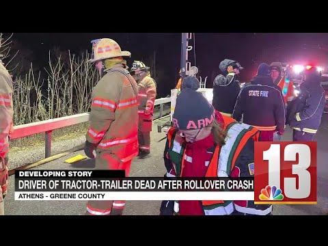 Investigators probe cause of deadly Thruway tractor-trailer crash