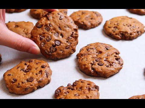 #63 壓扁&酥脆的! 巧克力豆餅乾製作Squeeze & Crispy! Chocolate Chip Cookie Making【黃子橙Zicheng】