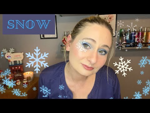 RBSG EPISODE 6 SEASON 3 | SNOW ❄️| blue & white eyeshadow and snowflake ❄️ eyeliner ⛄️