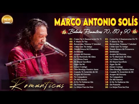 Marco Antonio Solís grandes éxitos ~ Las Mejores Baladas Románticas de los 80 y 90