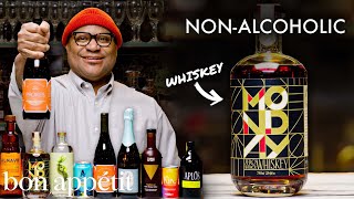 Sommelier Tries 12 Non-Alcoholic Beverages | World Of Wine | Bon Appétit