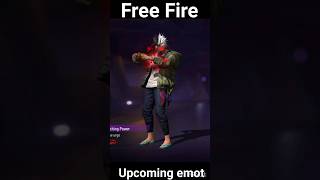 free fire upcoming new emot😱😳#shorts #viralshort #freefireupcomingevents #equipou #oyogamer