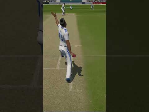 BEAUTY OF INSWING BOWLING FT. MD SIRAJ 🔥 🇮🇳 IND VS AUS CRICKET 24 @vjgamer95 #shorts