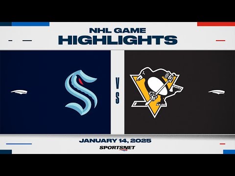 NHL Highlights | Kraken vs. Penguins - January 14, 2025