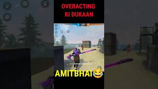 AMITBHAI KI OVERCONFIDENCE AND OVERACTING 😂😂|#Shorts #Short #totalgaming #totalgamingshorts