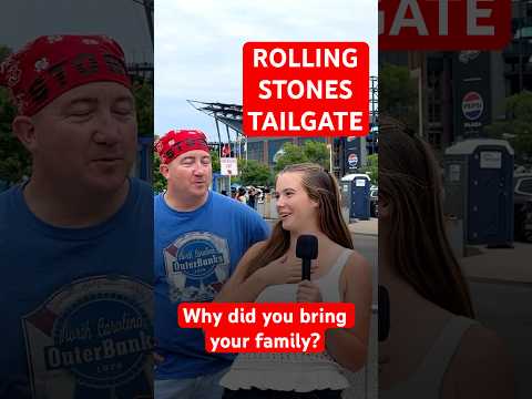 Why did you bring your family to the Rolling Stones concert?