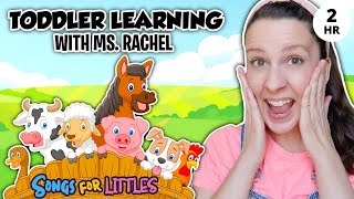 Learn Animals with Ms Rachel for Toddlers - Animal Sounds, Farm Animals, Nursery Rhymes & Kids Songs