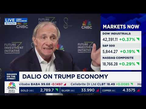 Ray Dalio on geopolitics, the election cycle and his investing outlook ~ CNBC 2024-OCT-30 (2 of 2)