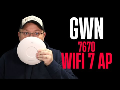 First Look - GWN7670 WiFi 7 Access Point