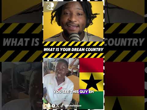 THEY WERE ASKED TO MENTION THERI DREAM COUNTRY AND THIS HAPPENED?? 😂🇬🇭