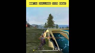 Booyah Challange 1vs15 Enemy 😲#shorts #shortvideo #freefire #tiktokvideo