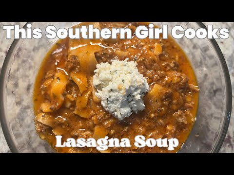 HOW TO MAKE THE TIKTOK VIRAL LASAGNA SOUP!