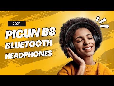 Picun B8 Bluetooth Headphones Review 2024 | Best Budget Wireless Headphones with 120H Battery