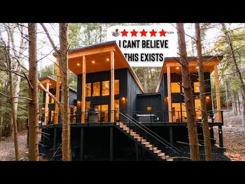 Majestic Forest Cabin w/ Waterfalls! Full Cabin Tour!