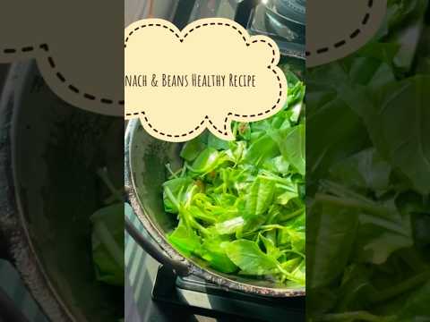 Yummy Spinach Beans Recipe 🔥#shorts