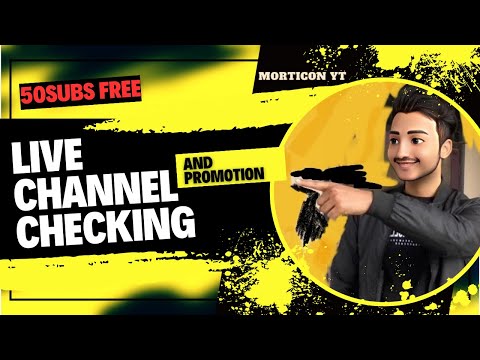 🔴Live Channel Checking And Free Promotion