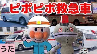 【アンパンマン】 ピポピポ救急車♪ うた こどものうた 童謡