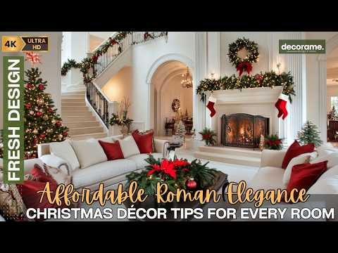 Affordable Roman Elegance: Christmas Décor Tips for Every Room in Your Home