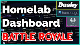 One Homelab Dashboard To Rule Them All! Who Will Win!? (Includes Homepage Setup)