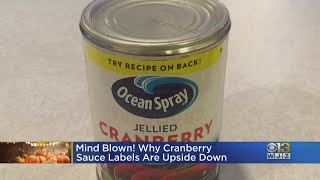 The Surprising Reason Why Ocean Spray Cranberry Sauce Labels Are Upside-Down