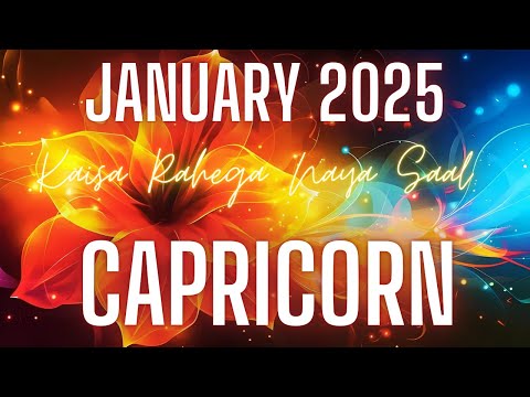 CAPRICORN ( मकर राशि) JANUARY PREDICTION 2025| TAROT READING IN HINDI@healingtarot111 🎁🦋🌈🎉