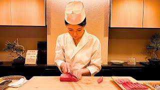 A 47-year-old rookie female sushi chef...Junko's global vision