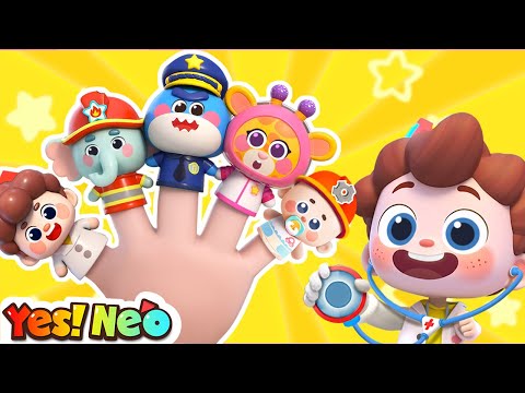 Finger Family Song with Jobs | Educational Song | Nursery Rhymes & Kids Songs | Yes! Neo