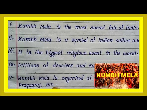 Simple 10 Points English Essay on Kumbh Mela | Easy and Short 10 Lines English Essay on Kumbh Mela