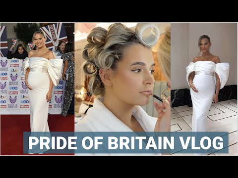 MY FIRST PREGNANT RED CARPET❤️ | PRIDE OF BRITAIN VLOG🇬🇧 | AD | MOLLYMAE