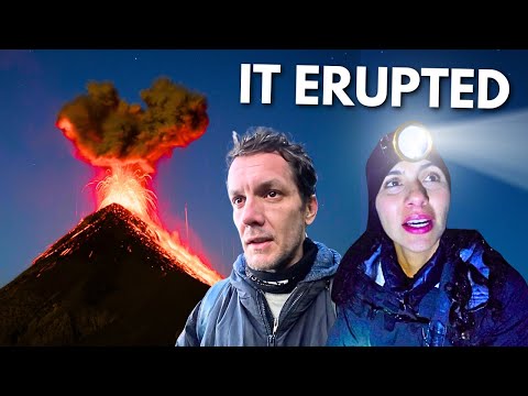 Brutal Hike To The Most Dangerous Volcano In Central America (Acatenango & Fuego 🇬🇹 Guatemala)