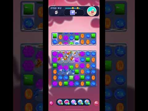 Candy crush hard level ☠️ #games #candycrushsodasagahardlevel #candycrush #candycrush  #level #3768