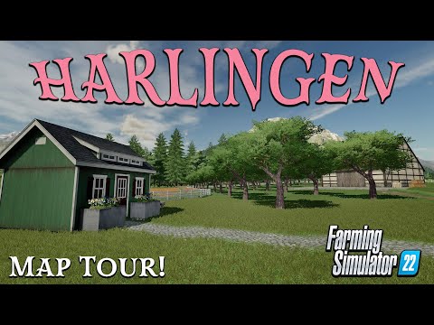 ‘NEW’ MOD MAP “HARLINGEN” TOUR! ON Farming Simulator 22 (Review) PS5.