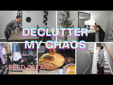 SPEED CLEAN WITH ME | HOME PROJECTS | DECLUTTER