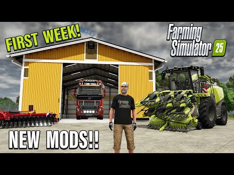 FIRST WEEK’S NEW MODS!! ON FARMING SIMULATOR 25 | PS5 (Review) 12th-15th Nov 24.