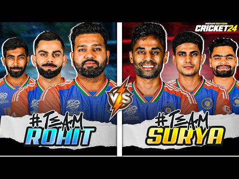 ROHIT SHARMA 🆚 SURYA KUMAR YADAV in CRICKET 24