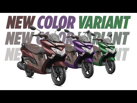 Suzuki Burgman Street New Colors 2025