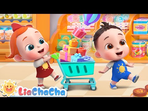 Shopping at the Supermarket | Kids Songs & Nursery Rhymes | LiaChaCha